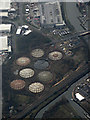 Former Bromley-by-Bow Gas Works from the air