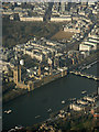 The Palace of Westminster from the air