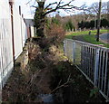 Unnamed stream below School Road, Crynant