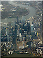 Canary Wharf from the air