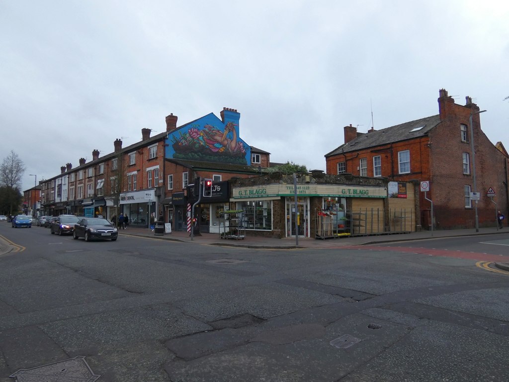 Corner of Burton Road and Lapwing Lane © Gerald England :: Geograph ...