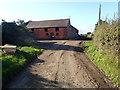 Farm buildings near Lightwood Green