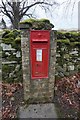 Post box at Peel