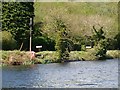 Fishing stands on the Fathom Line side of the Newry Canal