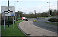 Roundabout on the A806