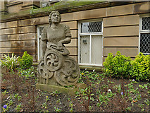 SE2627 : .The Weaver (statue), Morley Town Hall by Stephen Craven