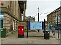 Double post box outside Morley Town Hall