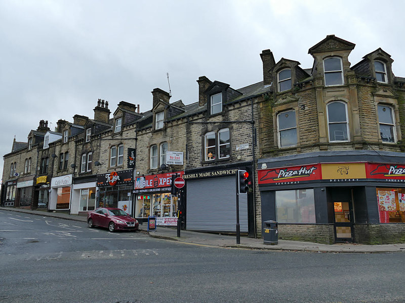 Shops, South Queen Street, Morley © Stephen Craven :: Geograph Britain ...