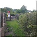 Former level crossing, Saltmoor