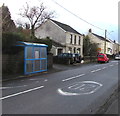 SN8209 : X8 bus stop and shelter, Brynhyfryd Terrace, Seven Sisters by Jaggery