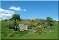 Ruined building on disused stone quarry site near Kilcoo