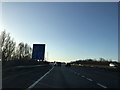 Signage on M40 approaching A34 junction