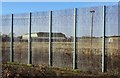 Looking through a prison fence