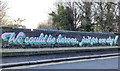 TQ3789 : Graffiti on railway bridge, Walthamstow by Alan Hughes