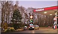 Texaco petrol station on London Road, Enstone