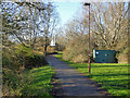 Cycle track towards Thamesdown Drive