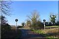 Gartree Road crossing the B6047