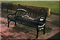 NS3426 : Jack Alexander MBE memorial bench by Richard Sutcliffe
