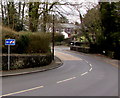 No left turn for HGVs sign, Neath Road, Crynant