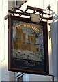 Sign for the Pier Hotel, Withernsea 