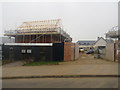 TL4922 : Houses under construction, Bishops Stortford by Malc McDonald