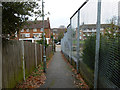 Path from Colebrooke Road to Timperley Gardens