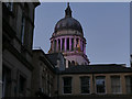 Nottingham Council House dome, illuminated