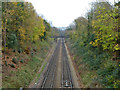 Redhill - Guildford line looking towards Redhill