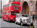 SJ8397 : Wedding Transport outside The Midland by David Dixon