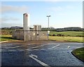 Oxygen storage tank in the grounds of the New Downe Hospital. Downpatrick