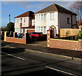 Houses at the eastern end of Liswerry Road, Alway, Newport