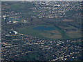 Kempton Park racecourse from the air