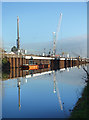 Construction by the Canal