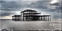 TQ3003 : Remains of the West Pier, Brighton by Ian Cunliffe
