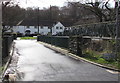 Road bridge and parallel footbridge, Machen