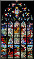 SK3871 : South transept window, St Mary & All Saints' church, Chesterfield by J.Hannan