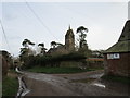 Muddy lane in Brentingby