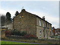 Houses with weathervane, Long Lane, Dalton