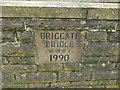 SE1717 : Datestone, Briggate Bridge, Dalton by Stephen Craven
