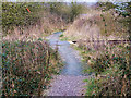 Foot Crossing across the Disused Railway near ICI Thornton