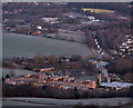 The Borders General Hospital from Eildon Mid Hill