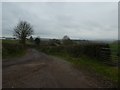 Access road to Newlands Farm