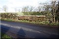 Bridge parapet on minor road near Swine Gill Cottages