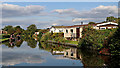 Canalside homes in Penkridge, Staffordshire