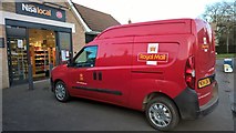 TF1505 : Royal Mail van outside Glinton Post Office by Paul Bryan