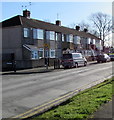 Mendalgief Road houses southeast of Lime Close, Newport