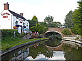 Canal at Filance Bridge in Penkridge, Staffordshire