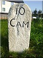 Old Milestone by the A39, west of Ball roundabout