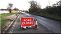 Road closed sign in Ferry Road