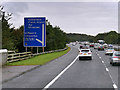 Westbound M77 approaching Junction 4